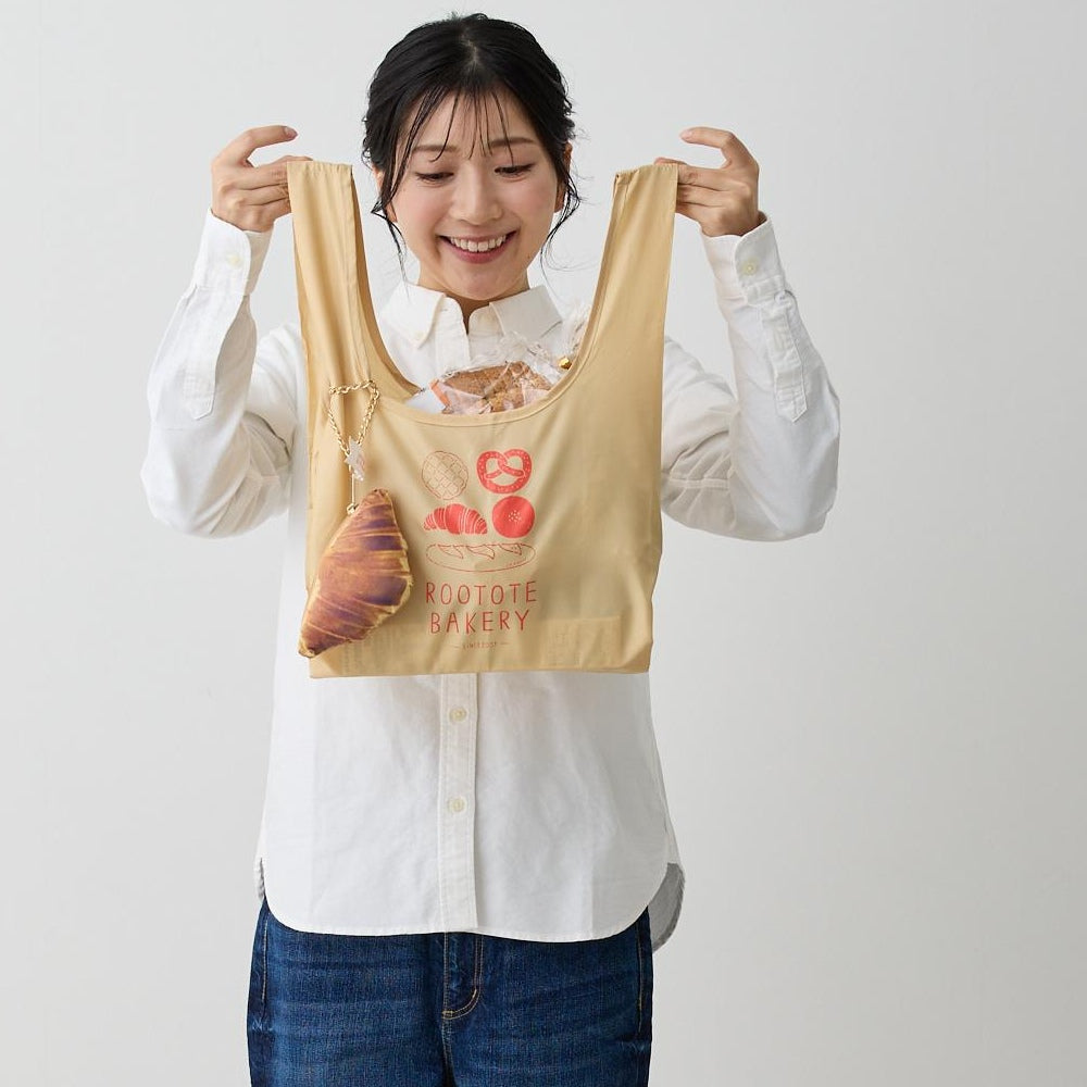 企画デザイン2時×イラストレーター・つゆこ×ROOTOTE / ふかふかパンポーチ&ショッパー / 0131