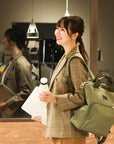 ruck tote/背負えば両手が自由に楽々移動できる