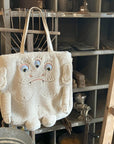 Fluffy cute tote EU. Tall 2way. Cryptid-D / 1235