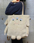 Fluffy cute tote EU. Tall 2way. Cryptid-D / 1235