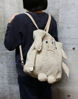 Fluffy cute tote EU. Tall 2way. Cryptid-D / 1235
