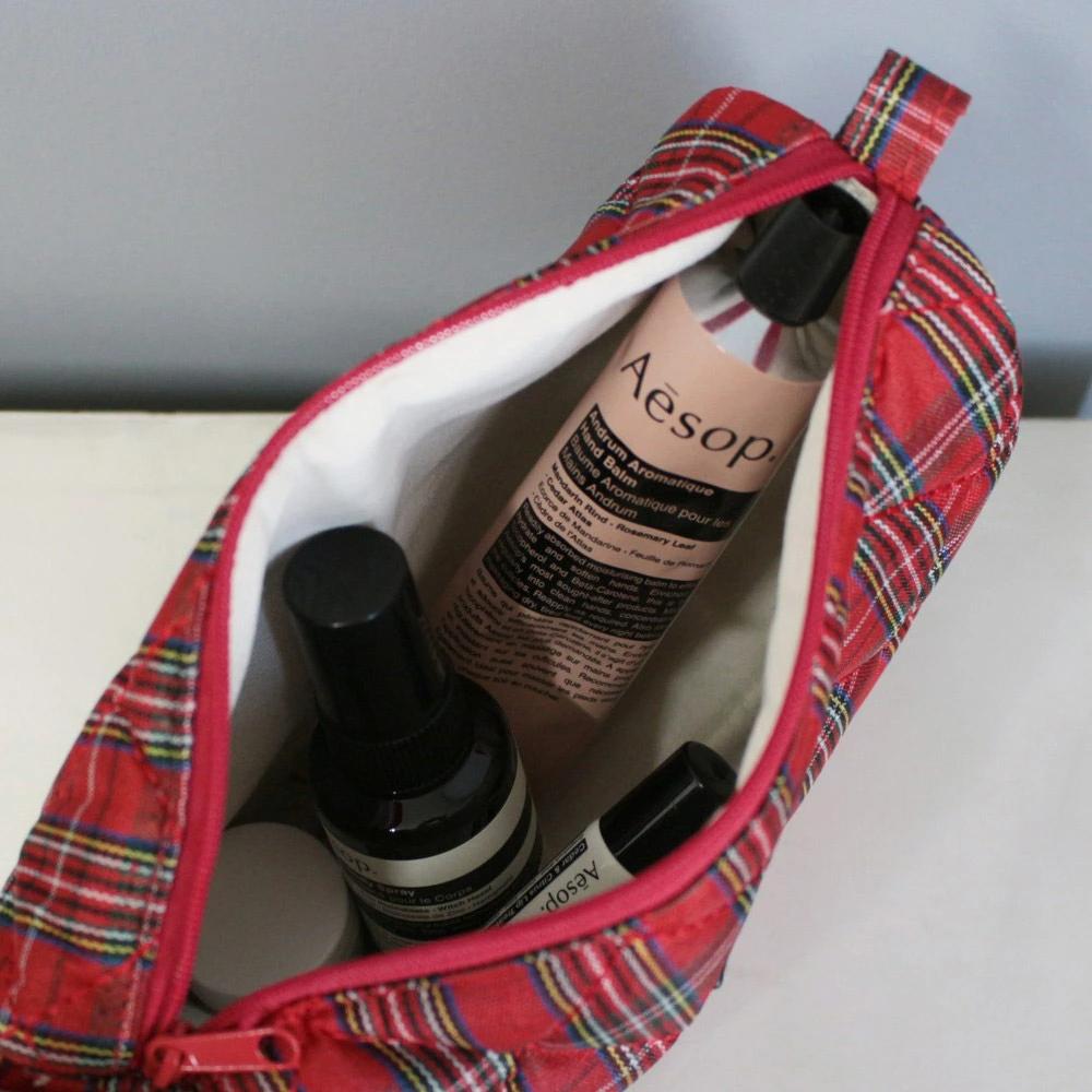 WR.ポーチ.チェックキルトーC / 3620