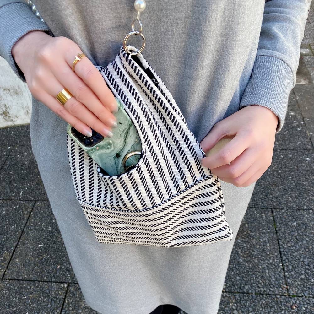 【限定商品】【取外し可能ショルダー付き】LT.パールショルダー.ミニショッパー-A / 6462