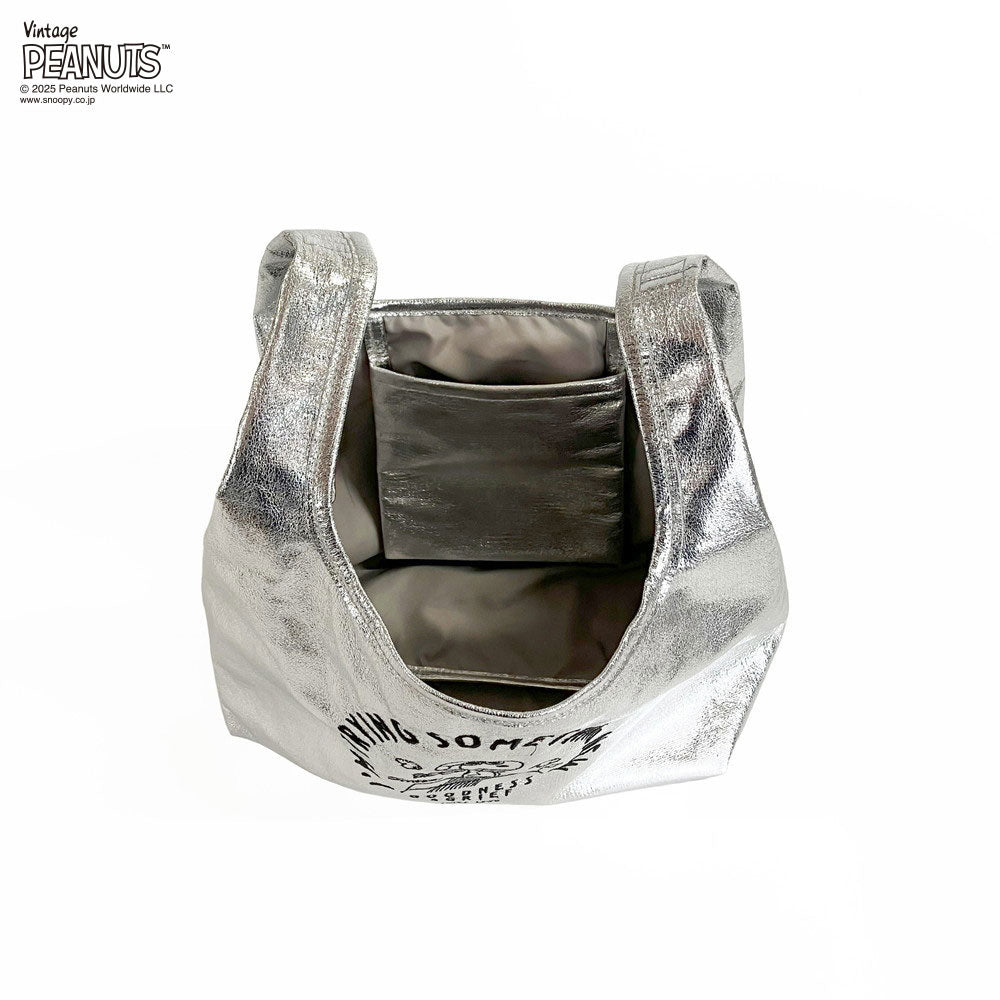 【PEANUTSコミック誕生75周年記念商品】IP.ルーショッパー.メタリック.ピーナッツ-0Q / 8447