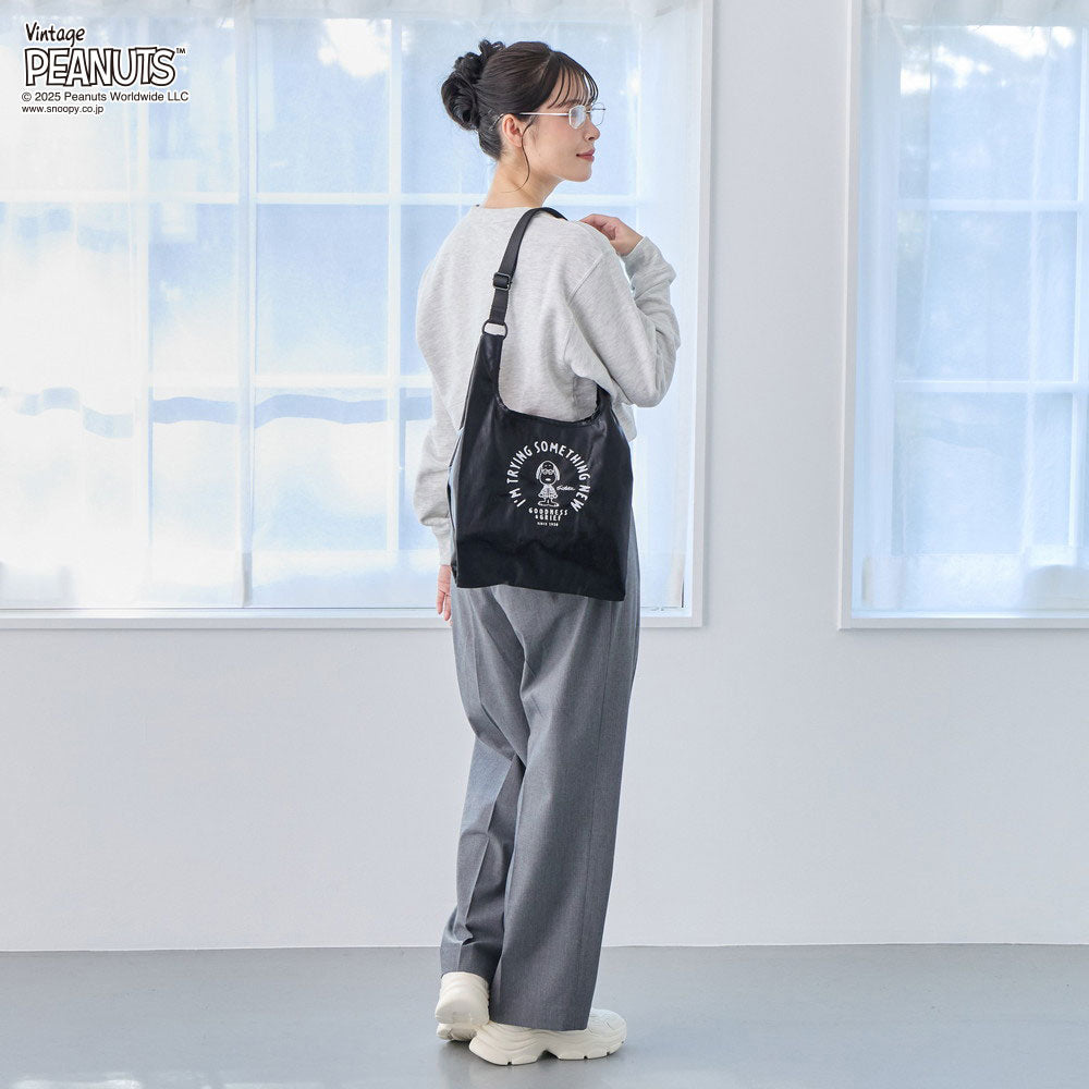 【PEANUTSコミック誕生75周年記念商品】IP.ルーショッパー.メタリック.ピーナッツ-0Q / 8447