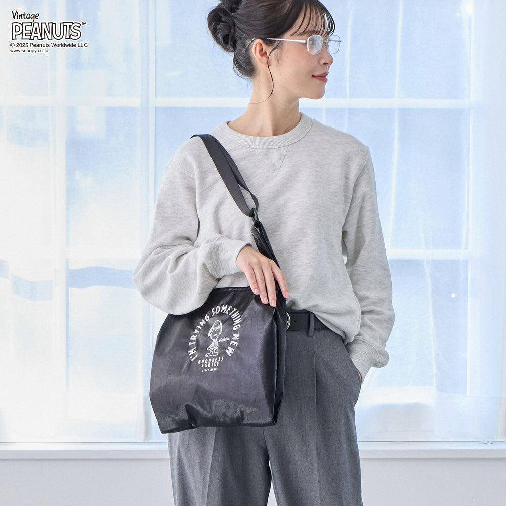 【PEANUTSコミック誕生75周年記念商品】IP.ルーショッパー.メタリック.ピーナッツ-0Q / 8447