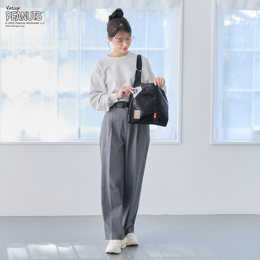 【PEANUTSコミック誕生75周年記念商品】IP.ルーショッパー.メタリック.ピーナッツ-0Q / 8447