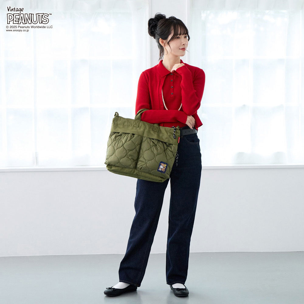 【PEANUTSコミック誕生75周年記念商品】IP.A4アーキャトルワイド.パフ..Peanuts-0R / 8456