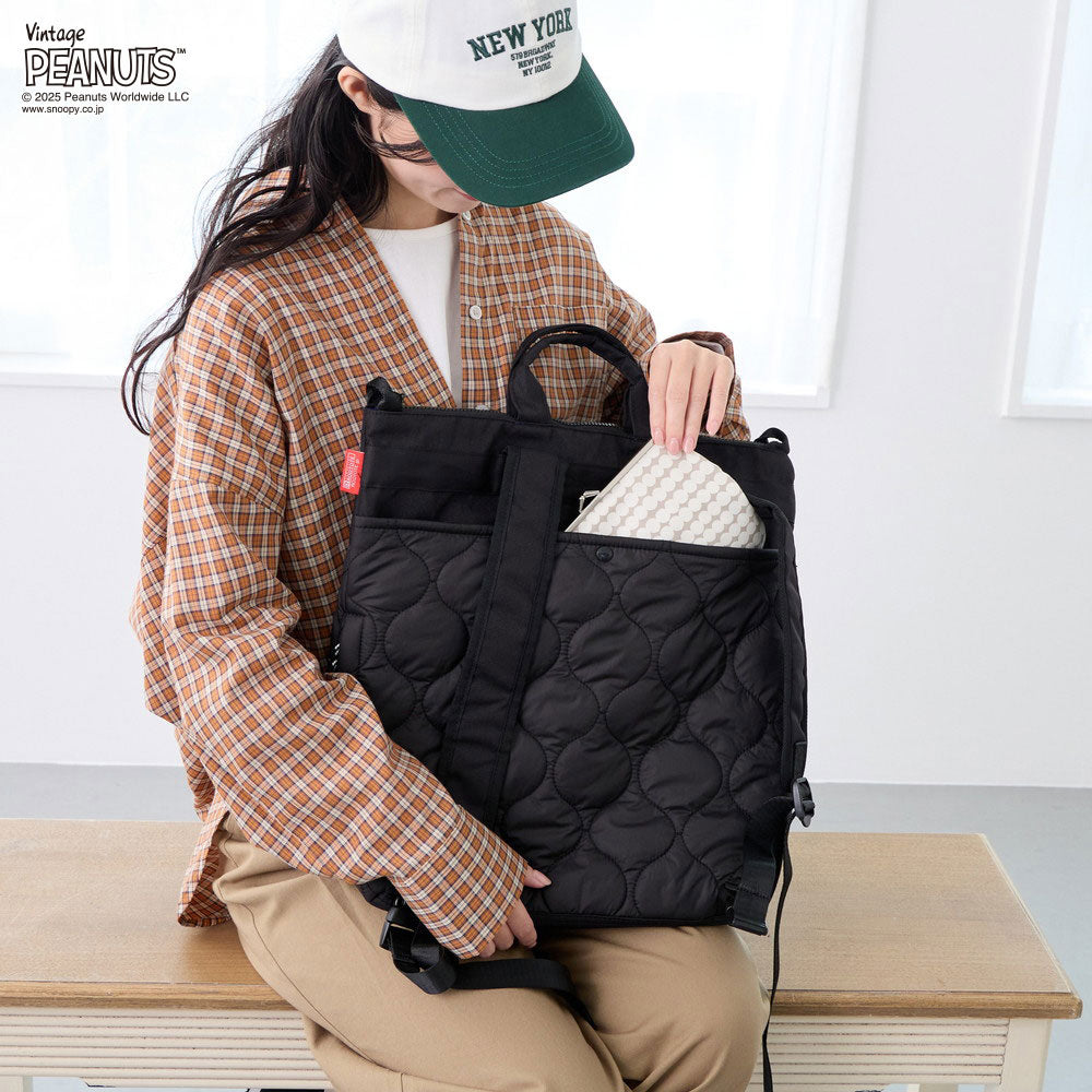 【PEANUTSコミック誕生75周年記念商品】IP.セオルー.パフ.Peanuts-0R / 8457