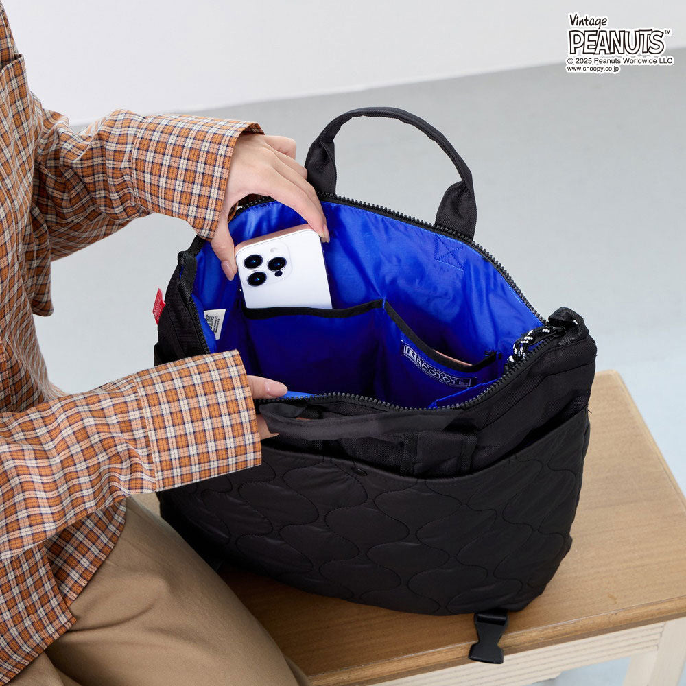 【PEANUTSコミック誕生75周年記念商品】IP.セオルー.パフ.Peanuts-0R / 8457