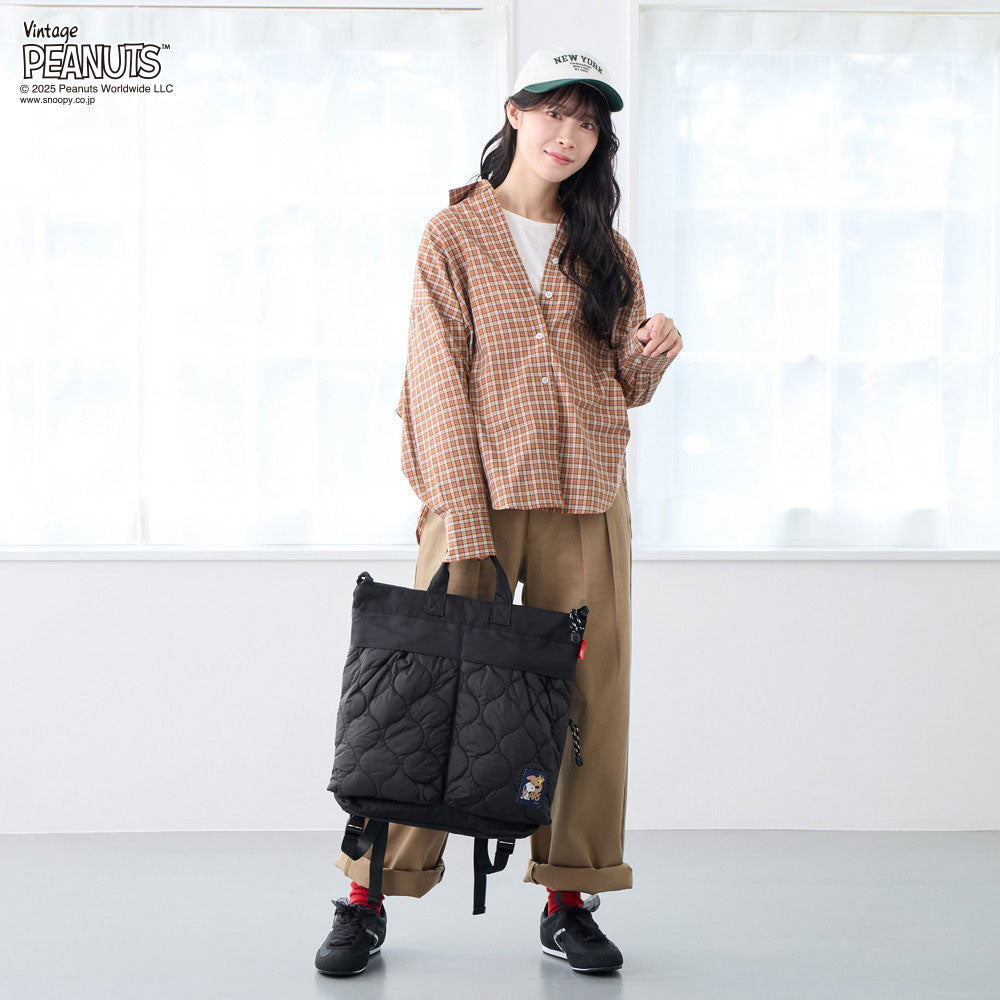 【PEANUTSコミック誕生75周年記念商品】IP.セオルー.パフ.Peanuts-0R / 8457