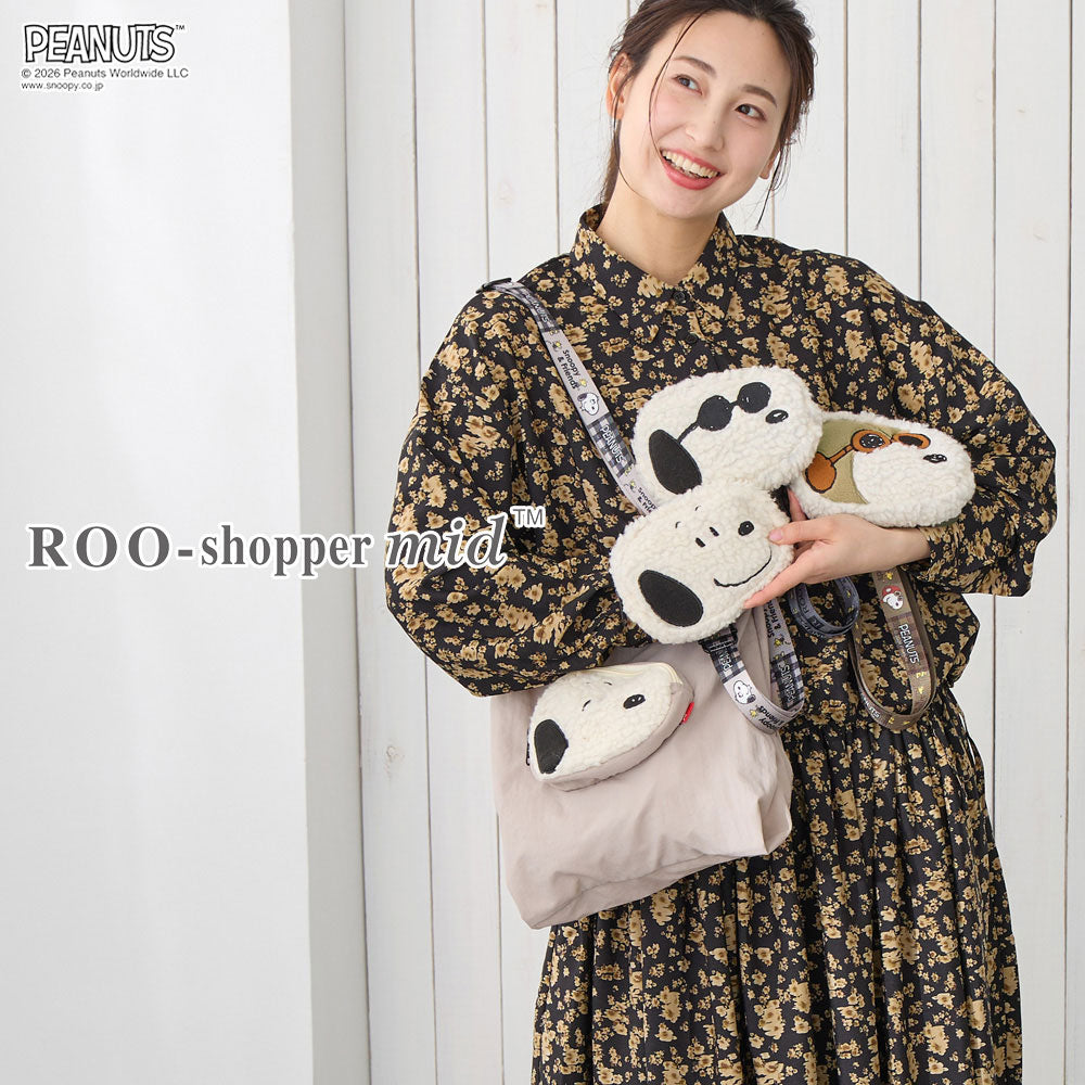 新品タグ付き　シュガーメヌエット　ストラップ　スワン ROOTOTE / PEANUTS スヌーピー・オラフ 3WAYパッカブルトートバッグ