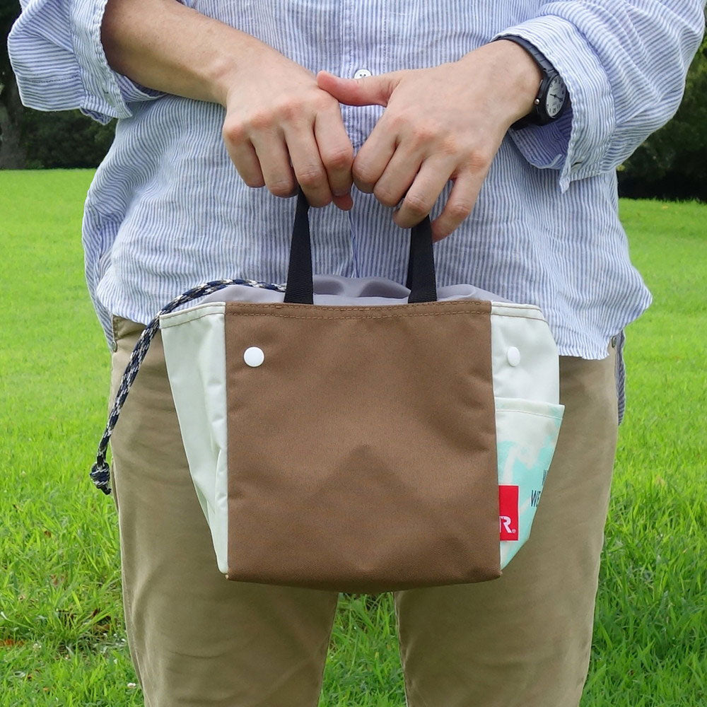 ALLIANCE FOR THE BLUE x ROOTOTE トートバッグ型 ダストボックス 漁網ナイロン ルーガービッジ-A / 9632