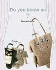 Fluffy cute tote EU. Tall 2way. Cryptid-D / 1235