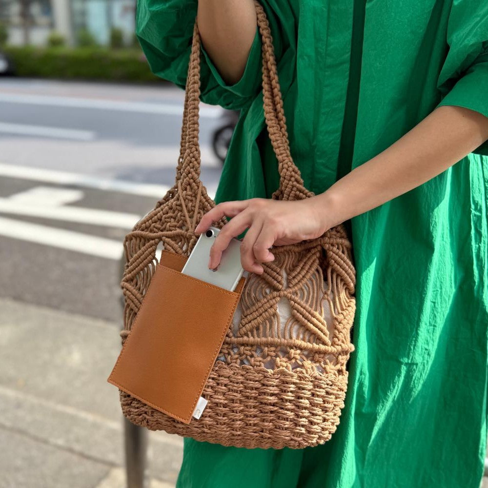籠バック toca(トーカ) RAFFIA FOLDING BAG ラフィアフォールディングバッグ