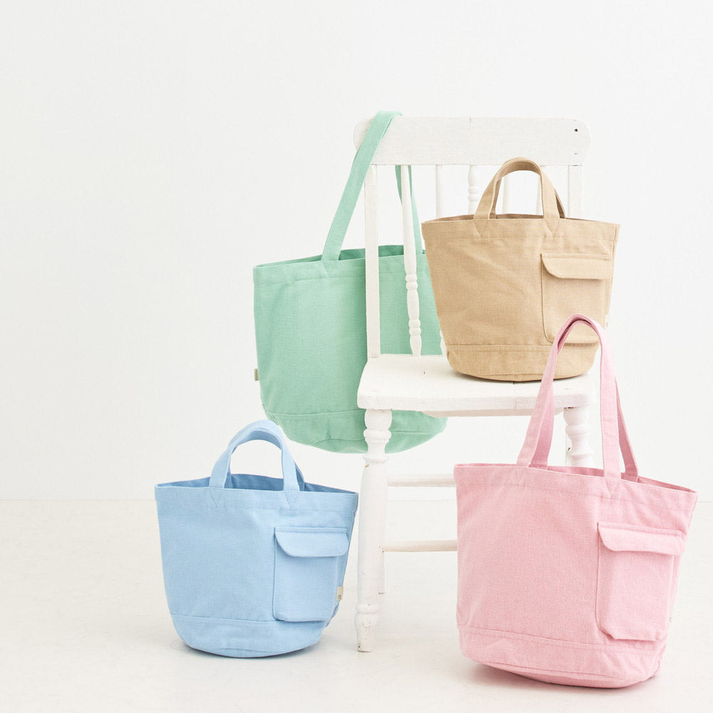 デニムトートバッグ ノベルティ ターンロック ピンク SN.デリ.リサイクルコットン-E / 3516 – ROOTOTE FLAGSHIP STORE