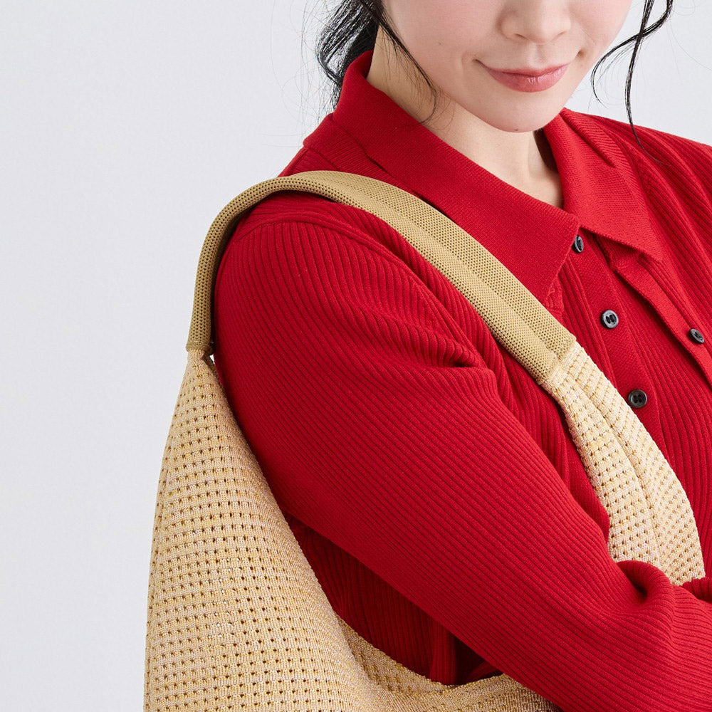 LT.ラウンド.メッシュ.ニット-A / 3582