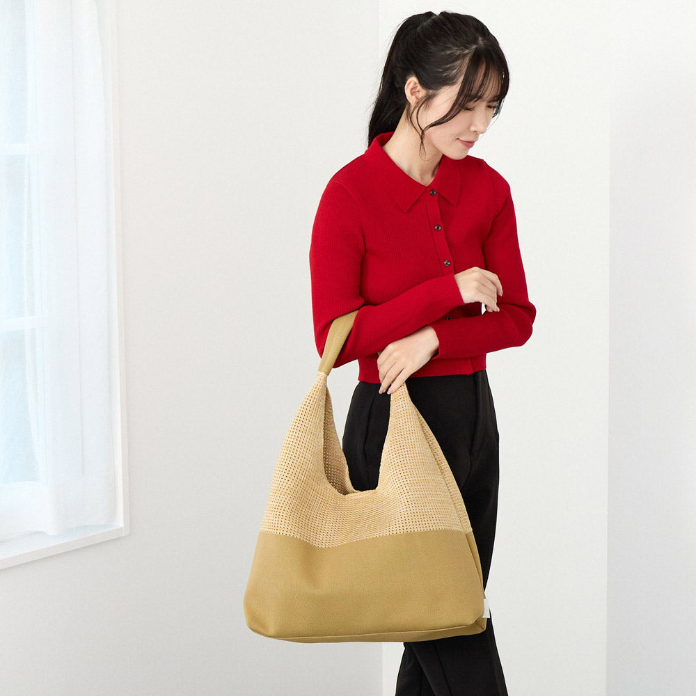 LT.ラウンド.メッシュ.ニット-A / 3582