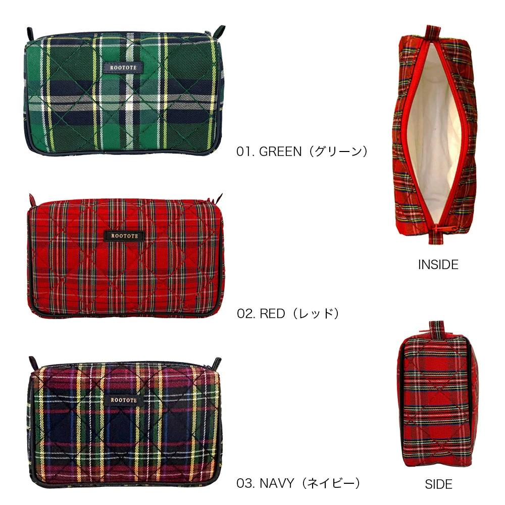 WR.ポーチ.チェックキルトｰC / 3620 – ROOTOTE FLAGSHIP STORE