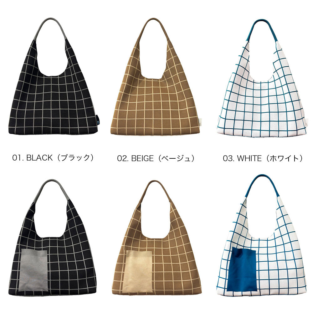 LT. Round Knit Tote / 3660