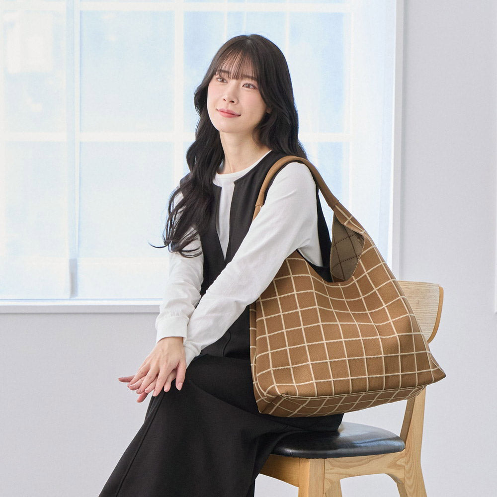LT. Round Knit Tote / 3660