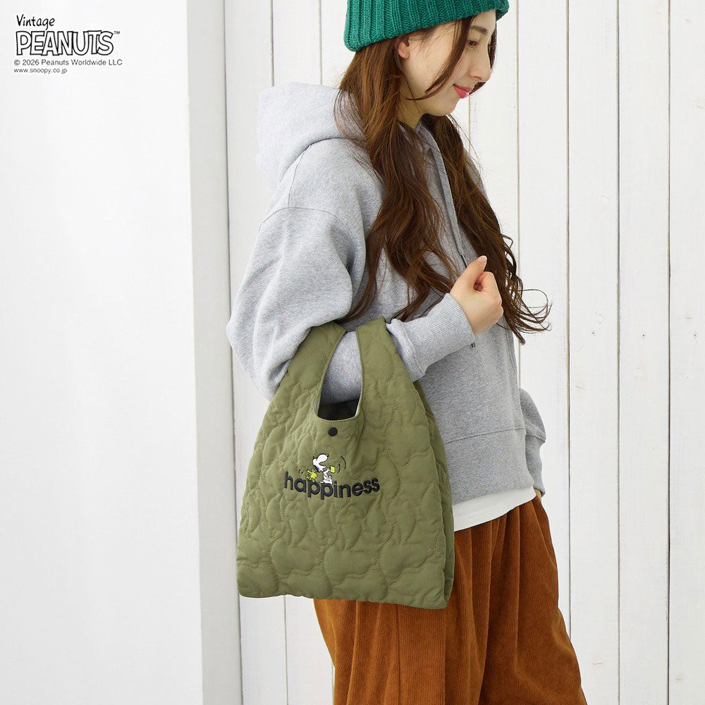 ROOTOTE / PEANUTS スヌーピー ルーショッパー キルティング2WAYトート